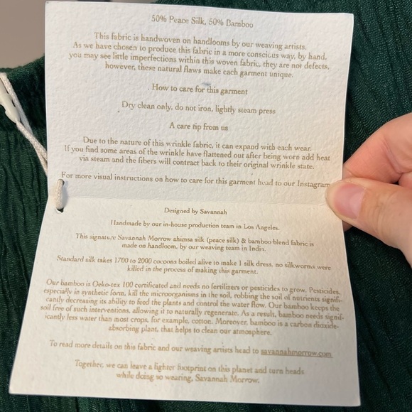 Savannah Morrow Tayen Relaxed Pants Emerald Green Small NWT Beach Resort Coastal - Picture 4 of 6